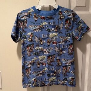 Polo Ralph Lauren Kids Blue Graphic Tee